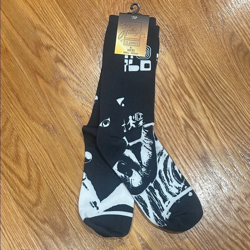 HC Black and Blue Graphic Men's Socks